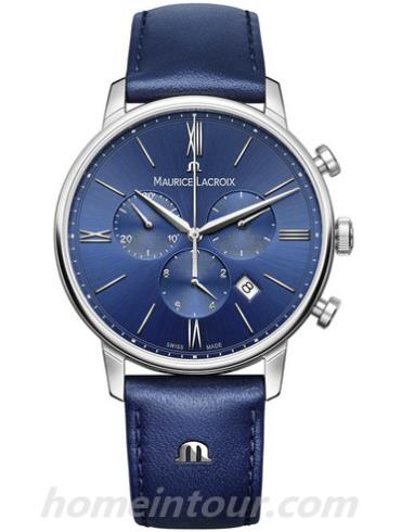 艾美EL1098_SS001_410_1男表Eliros系列-蓝色表带/表径40mm