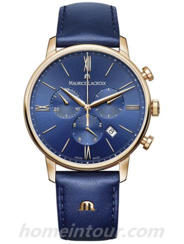 艾美EL1098_PVP01_411_1男表Eliros系列-蓝色表带/表径40mm