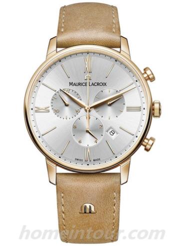 艾美EL1098_PVP01_111_2男表Eliros系列-淡棕色表带/表径40mm