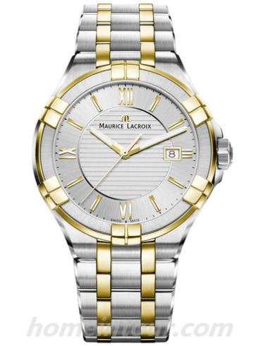 艾美AI1008_PVY13_132_1男表Aikon系列-间金色表带/表径42mm