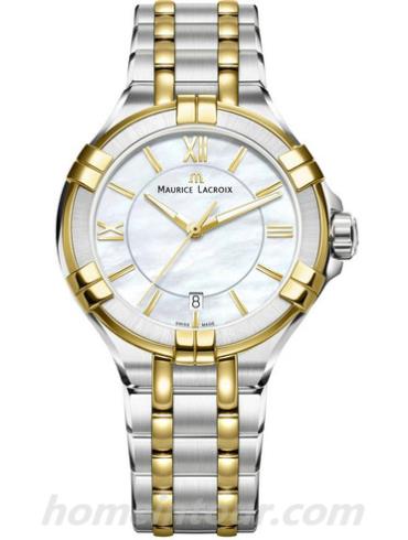 艾美AI1006_PVY13_160_1女表Aikon系列-间金色表带/表径35mm