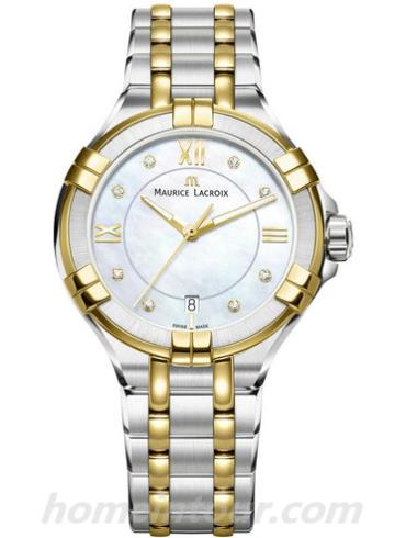 艾美AI1006_PVY13_171_1女表Aikon系列-间金色表带/表径35mm