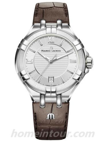 艾美AI1006_SS001_130_1女表Aikon系列-棕色表带/表径35mm