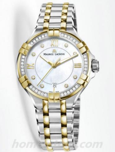 艾美AI1006_DY503_171_1女表Aikon系列-间金色表带/表径35mm