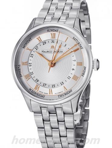 艾美MP6507-SS002-111男表匠心系列-银色表带/表径40mm