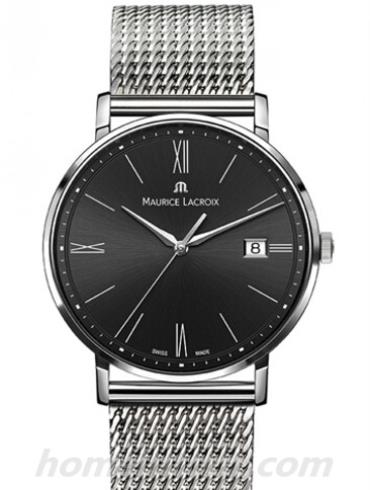 艾美EL1087-SS002-312男表Eliros系列-银色表带/表径38mm