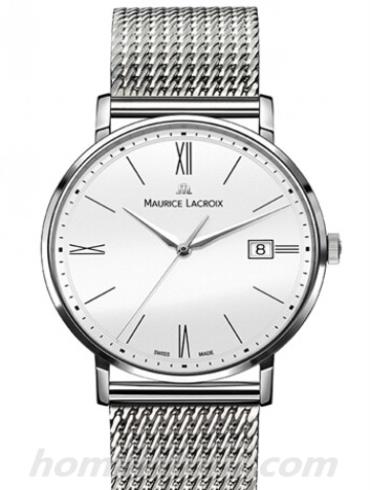 艾美EL1087-SS002-111男表Eliros系列-银色表带/表径38mm