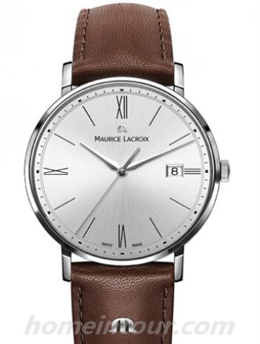 艾美EL1087-SS001-112男表Eliros系列-棕色表带/表径38mm