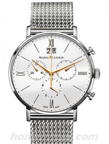 艾美EL1088-SS002-112男表Eliros系列-银色表带/表径40mm