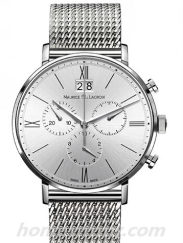 艾美EL1088-SS002-111男表Eliros系列-银色表带/表径40mm