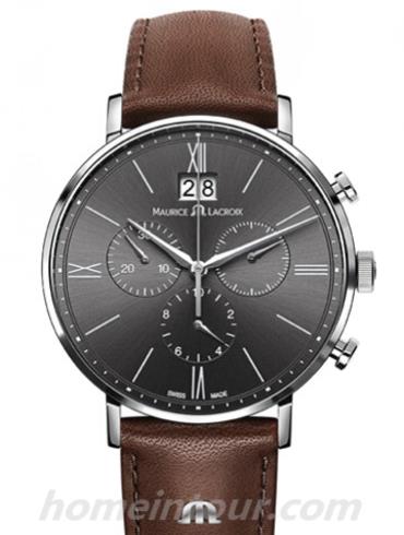 艾美EL1088-SS001-811男表Eliros系列-棕色表带/表径40mm