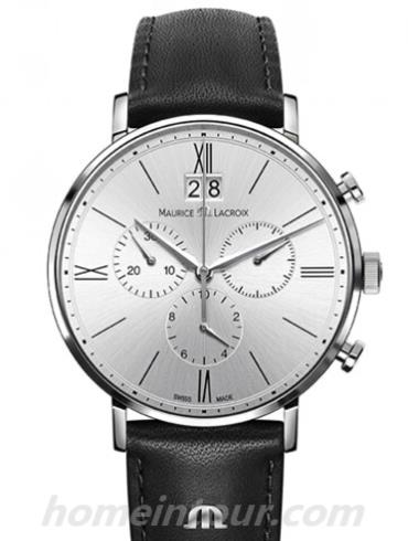 艾美EL1088-SS001-111男表Eliros系列-黑色表带/表径40mm