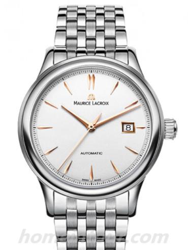 艾美LC6098-SS002-131男表典雅系列-银色表带/表径40mm