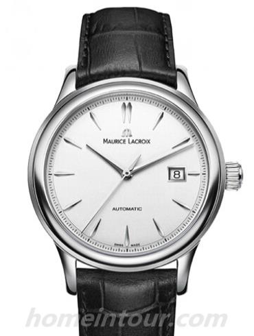 艾美LC6098-SS001-130男表典雅系列-黑色表带/表径40mm