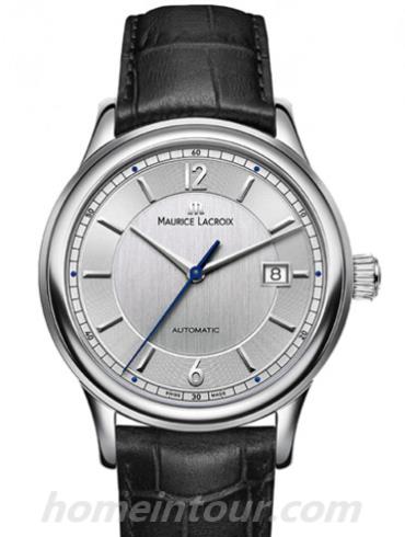 艾美LC6098-SS001-120男表典雅系列-黑色表带/表径40mm