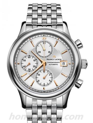 艾美LC6158-SS002-130男表典雅系列-银色表带/表径41mm