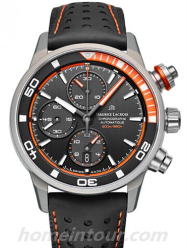 艾美PT6208-ALB01-331男表奔涛系列-黑色表带/表径43mm