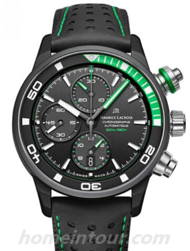 艾美PT6208-ALB01-330男表奔涛系列-黑色表带/表径43mm