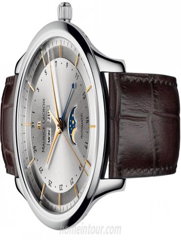 艾美LC6068-SS001-132男表典雅系列-棕色表带/表径40mm