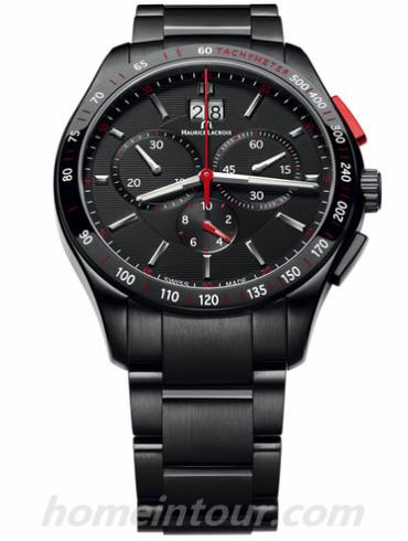 艾美MI1028-SS002-330男表MIROS系列-黑色表带/表径39mm