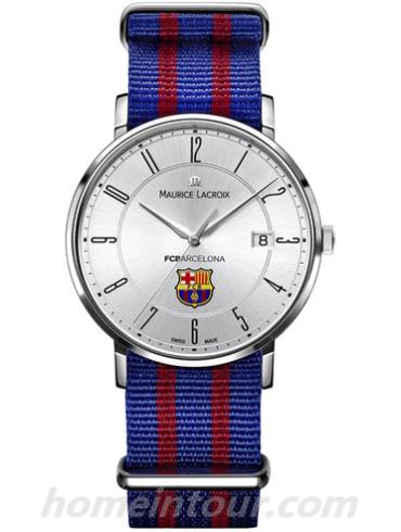 艾美EL1087-SS002-120N男表Eliros系列-蓝色/红色表带/表径30mm