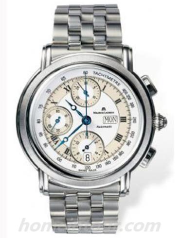 艾美MP6318-SS002-11E男表匠心系列-银色表带/表径40mm