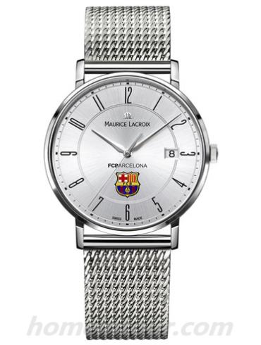 艾美EL1087-SS002-120男表Eliros系列-银色表带/表径38mm