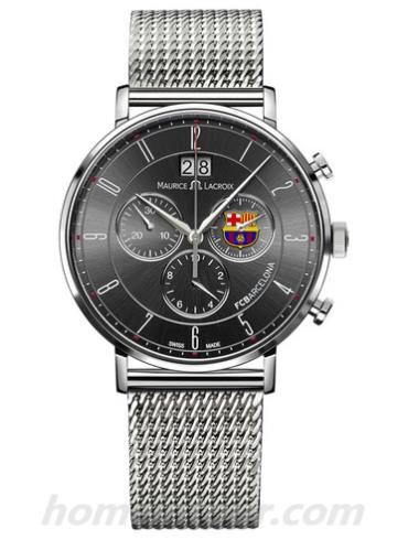 艾美EL1088-SS002-320男表Eliros系列-银色表带/表径40mm