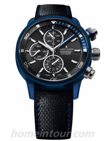 艾美PT6028-ALB11-331男表奔涛系列-黑色表带/表径43mm