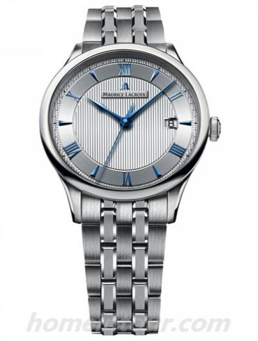 艾美MP6407-SS002-111男表匠心系列-银色表带/表径38mm