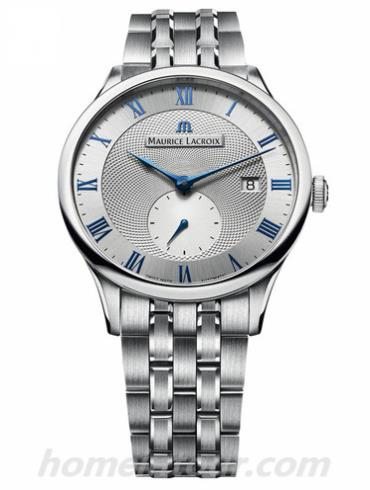 艾美MP6907-SS002-110男表匠心系列-银色表带/表径40mm