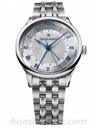 艾美MP6507-SS002-110男表匠心系列-银色表带/表径40mm