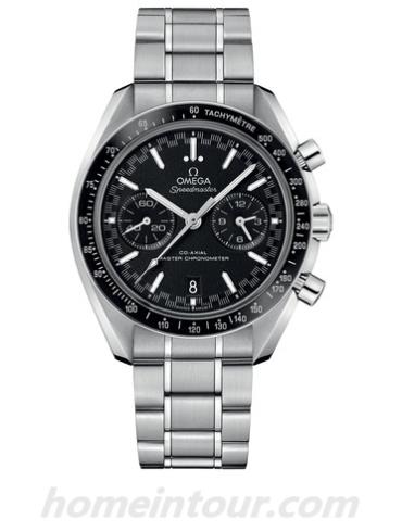 欧米茄329.30.44.51.01.001男表超霸系列-银色表带/表径44.25mm