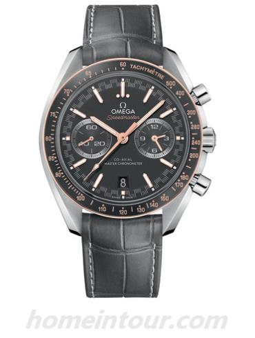 欧米茄329.23.44.51.06.001男表超霸系列-灰色表带/表径44.25mm