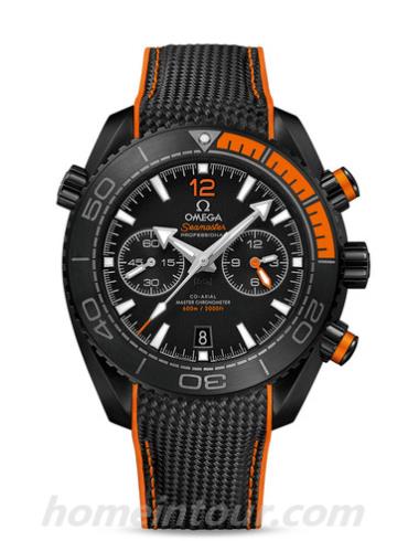 欧米茄215.92.46.51.01.001男表海马系列-黑色表带/表径45.5mm