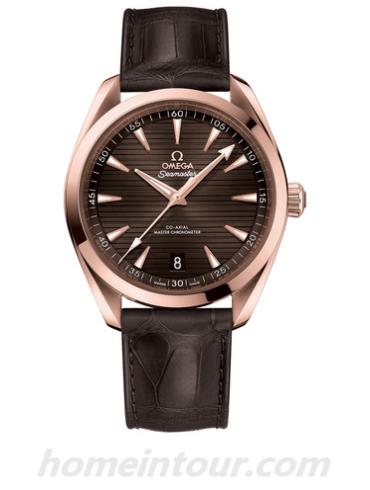 欧米茄220.53.41.21.13.001男表海马系列-棕色表带/表径41mm