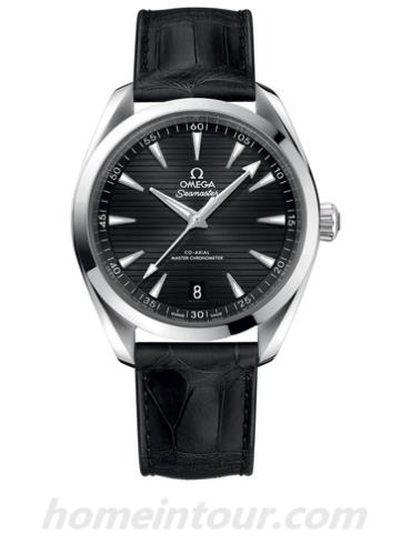 欧米茄220.13.41.21.01.001男表海马系列-黑色表带/表径41mm