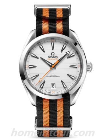 欧米茄220.12.41.21.02.003男表海马系列-彩色表带/表径41mm