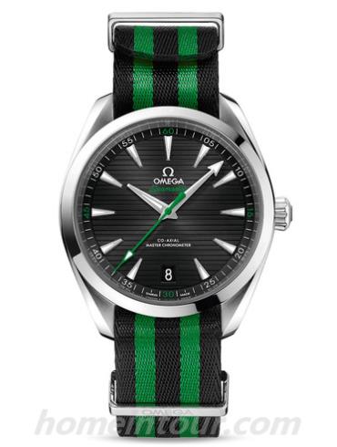 欧米茄220.12.41.21.01.002男表海马系列-绿色表带/表径41mm