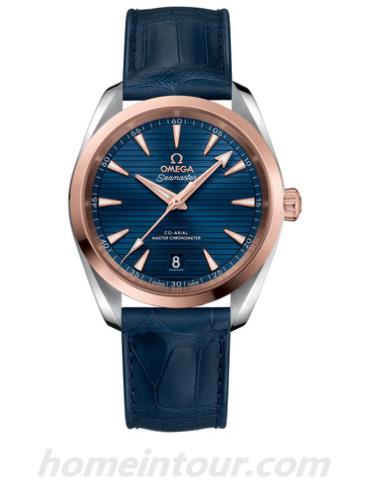 欧米茄220.23.38.20.03.001男表海马系列-蓝色表带/表径38mm