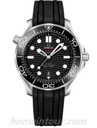 欧米茄210.32.42.20.01.001男表海马系列-黑色表带/表径42mm