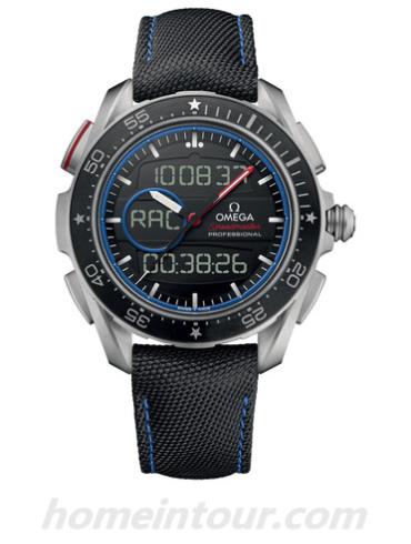 欧米茄318.92.45.79.01.001男表超霸系列-黑色表带/表径45mm