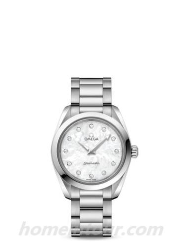 欧米茄220.10.28.60.55.001女表海马系列-银色表带/表径28mm