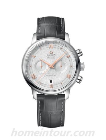 欧米茄424.13.41.50.02.001男表碟飞系列-灰色表带/表径41.4mm