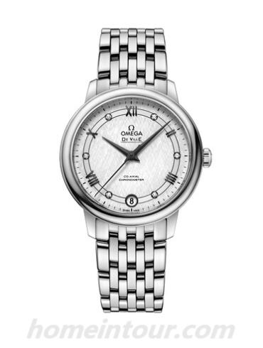 欧米茄424.10.33.20.52.002女表碟飞系列-银色表带/表径32.7mm