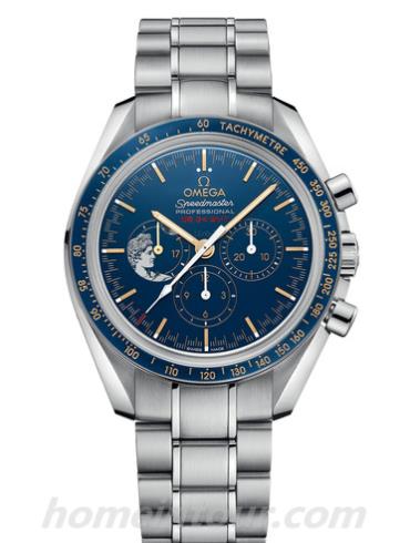 欧米茄311.30.42.30.03.001男表超霸系列-银色表带/表径42mm