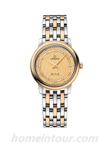 欧米茄424.20.27.60.58.004女表碟飞系列-银色表带/表径27.4mm