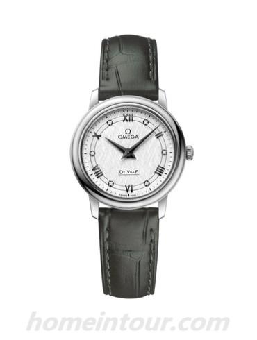 欧米茄424.13.27.60.52.002女表碟飞系列-绿色表带/表径27.4mm