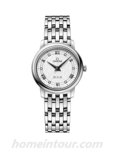 欧米茄424.10.27.60.52.002女表碟飞系列-银色表带/表径27.4mm