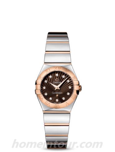 欧米茄123.20.24.60.63.002女表星座系列-银色表带/表径24mm